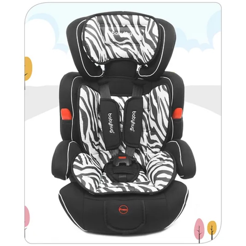 Babyhug Safe Journey Forward Facing Car Seat – Zebra Print