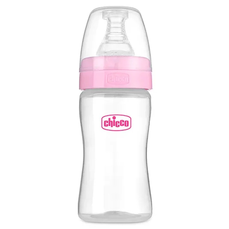 Chicco Feeding Bottle Pink – 125 ml
