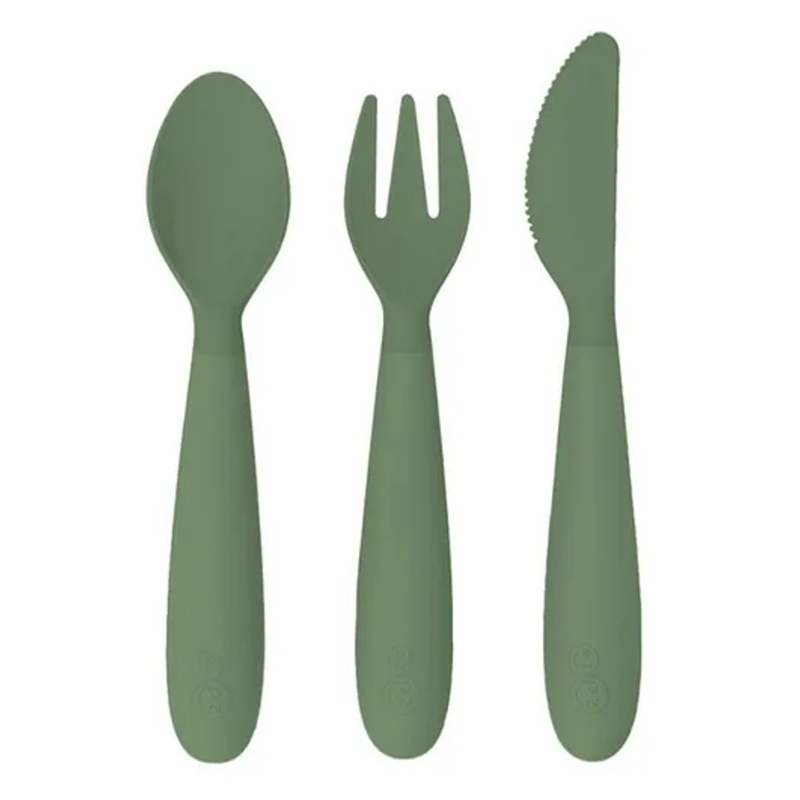 ezpz Happy Utensils – Olive