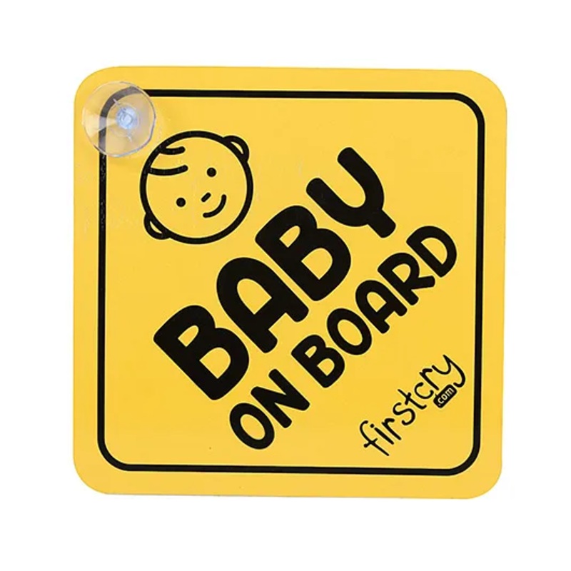 Firstcry Baby On Board Sign – Yellow