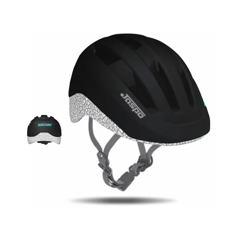 jaspo Escort Multi Utility Sports Helmet for Cycling, Skating, Skateboarding (Turquoise, Large)