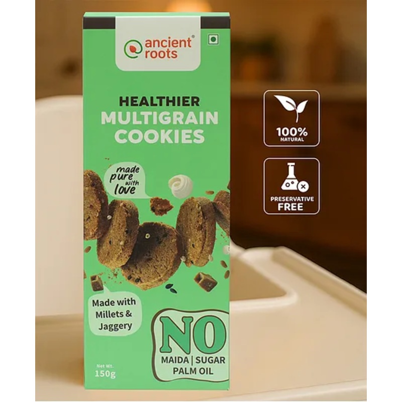 Ancient Roots Multigrain Cookies Biscuits (16-18 Pieces) – 150 g