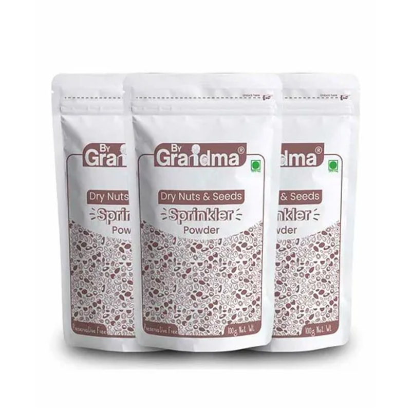 ByGrandma Kids’ Dry Nuts & Seeds Sprinkler, No Preservatives, Mix Pack (3x100g)