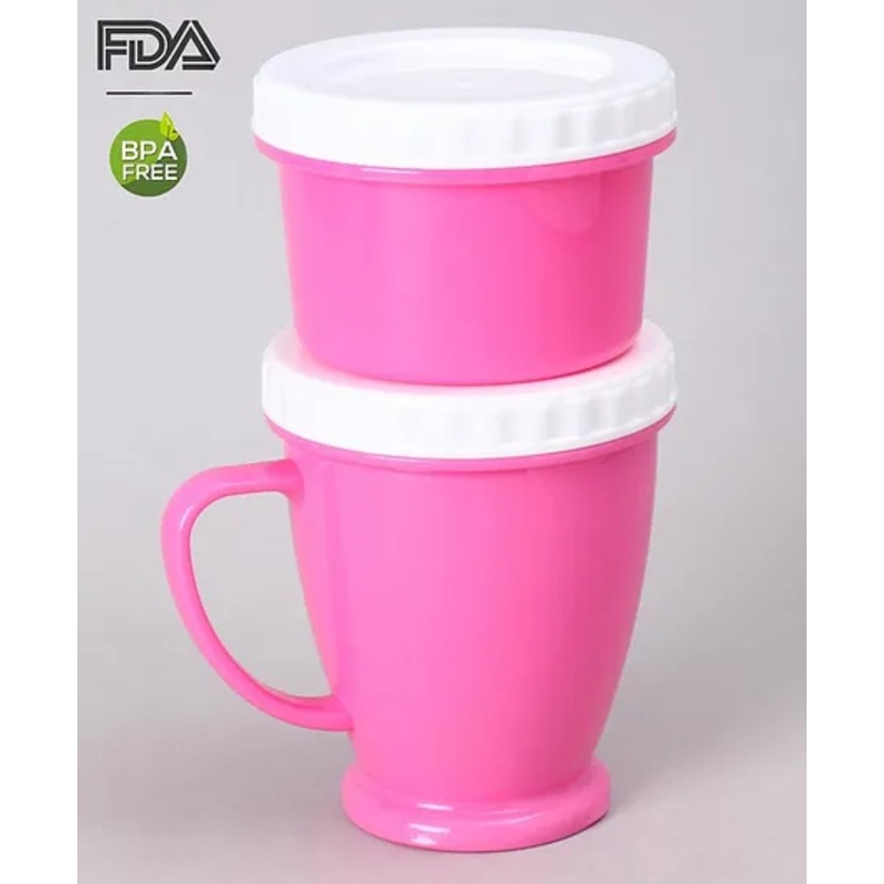 Cup and Snack Box Set – Pink