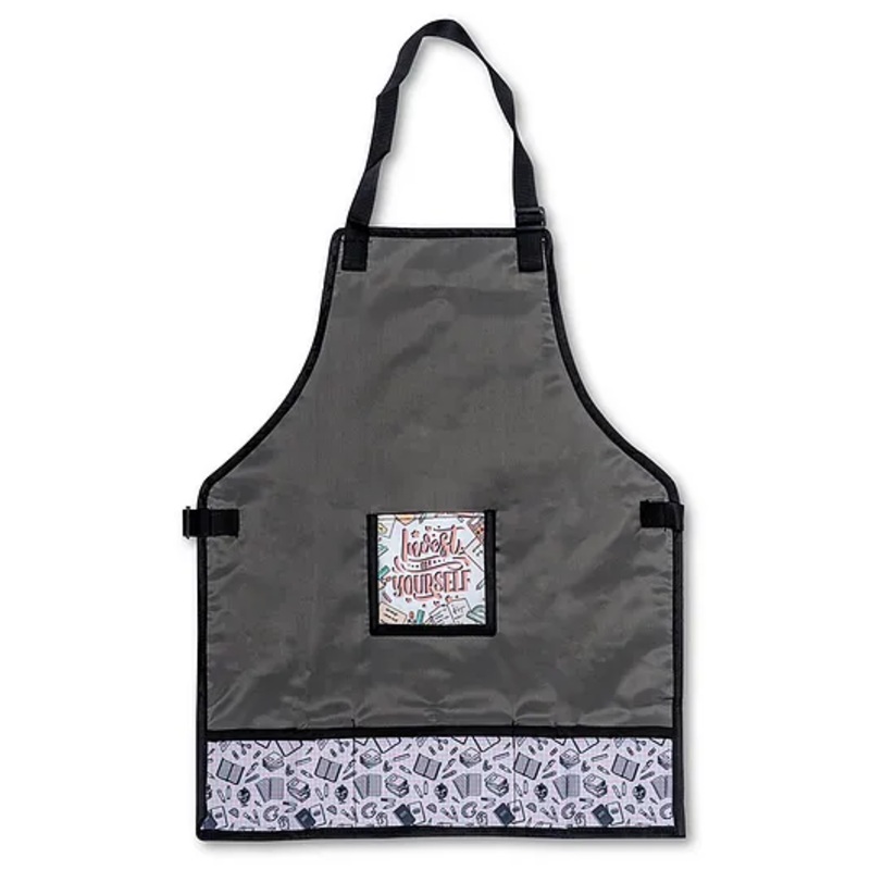 Echo Boomers Blue Multipurpose Teens Waterproof Washable Apron with 4 pockets for Cooking Art Painting and School – Navy