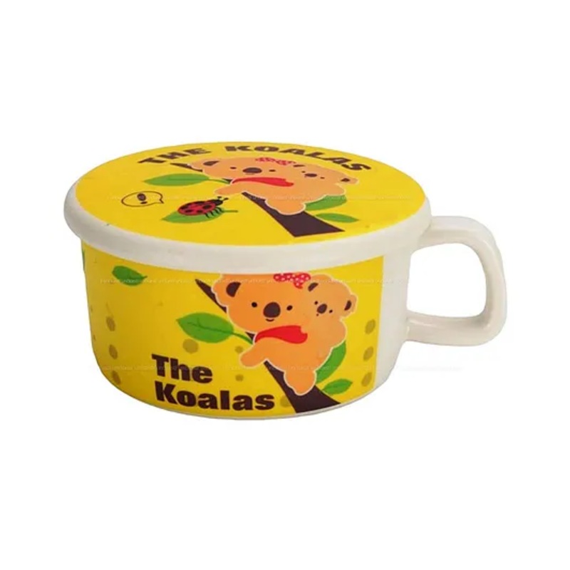 FunBlast Bamboo Fiber Baby Feeding Bowl Yellow  220 ml