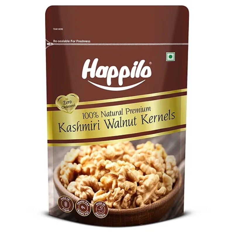Happilo Premium Natural Kashmiri Walnut Kernels – 200g