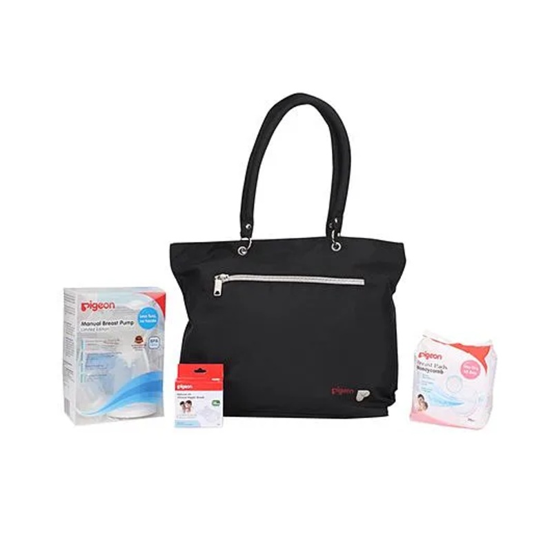 Pigeon Breast Feeding Set – Black