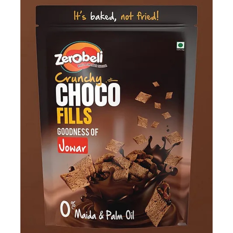 Zerobeli No Palm Oil & Maida Free Delicious Choco Fills 400g | Kids Friendly Snack