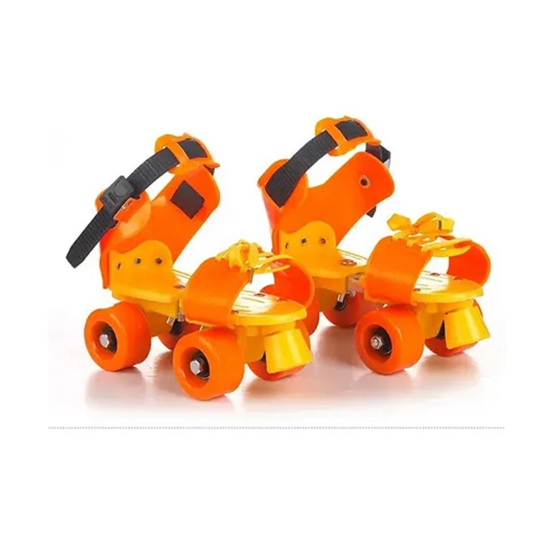 Comercio Adjustable Inline Skating Shoes for Kids New Roller Skates for School Sports – PACK OF 1 – COLOR MAY VARY