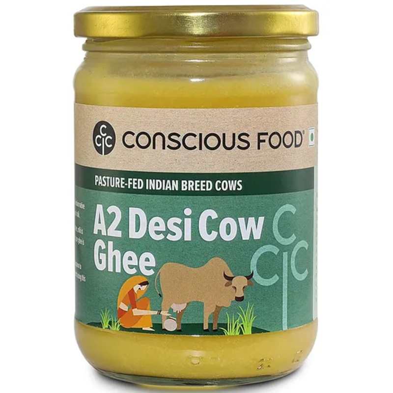 Conscious Food Desi A2 Cow Ghee 500ml