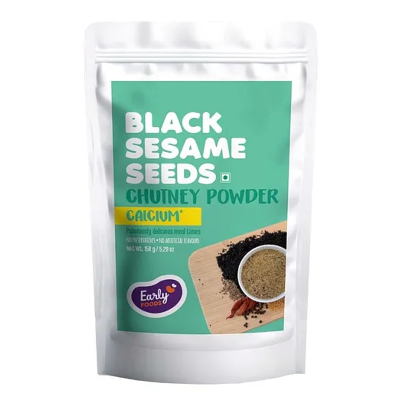 Early Foods Black Sesame Seeds Chutney Powder 150g