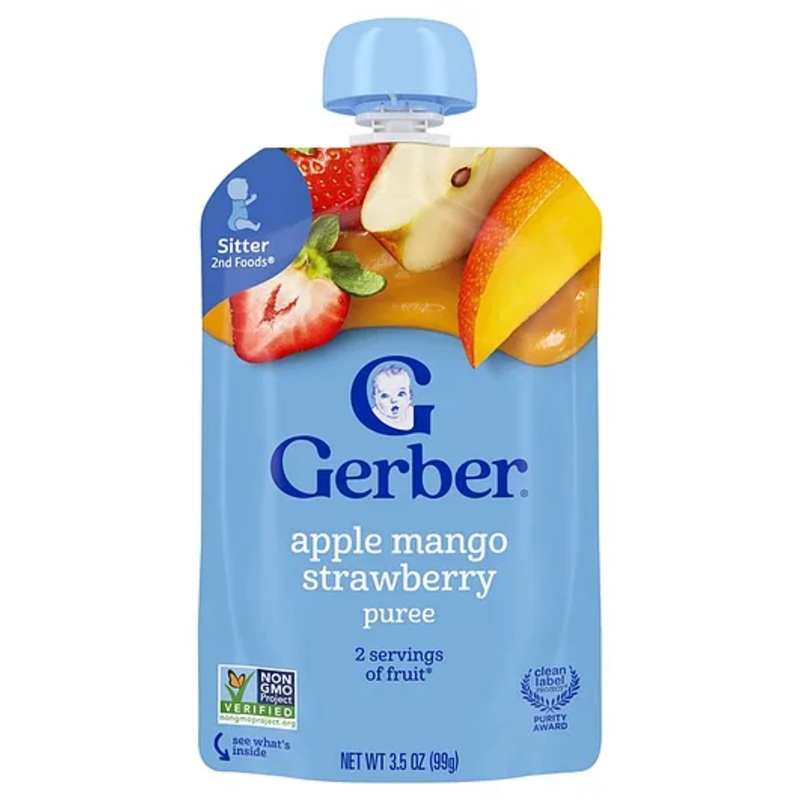 Gerber Natural for Toddler Apple Mango Strawberry – 99g