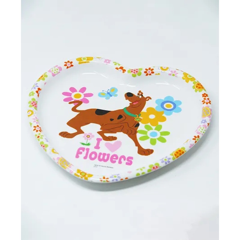 HOOM Melamine Heart shaped Plate -Scooby Doo