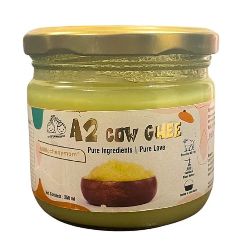 Littlecherrymom A2 Bilona Cow Ghee – 250 g