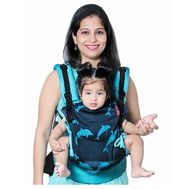 Anmol Baby Flexy Ergonomic Adjustable Carrier – Blue
