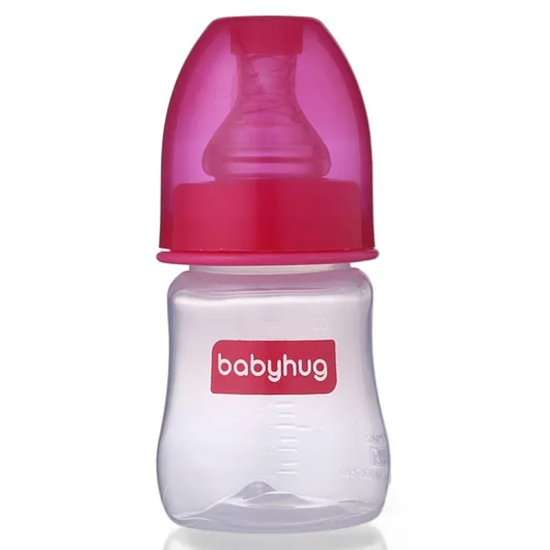 Babyhug Narrow Neck Feeding Bottle Pink – 60 ml