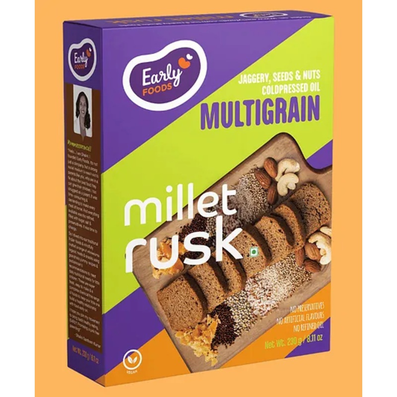 Early Foods Multigrain Millet Rusk – 163 g