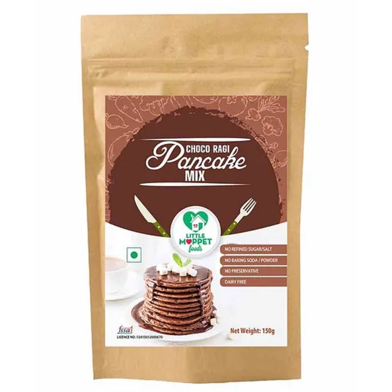 Little Moppet Foods Choco Ragi Pancake Mix – 150g