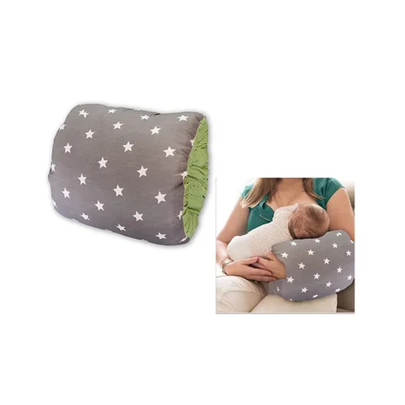 Synlark Nursing Arm Breastfeeding and Bottle Feeding Head Support Pillow – Grey