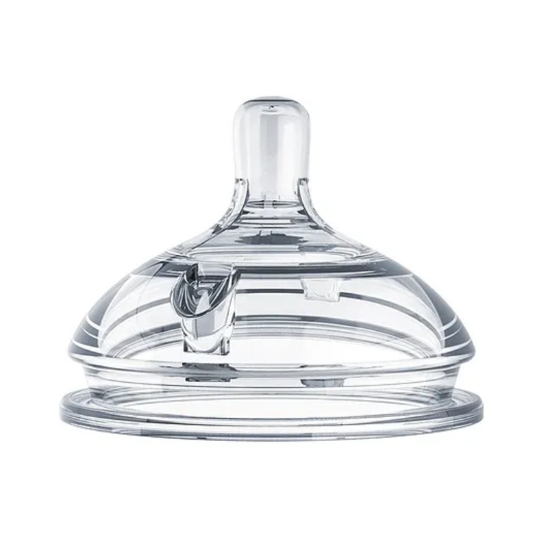 Comotomo Replacement Silicone Variable Flow Nipple Pack of 2 – White