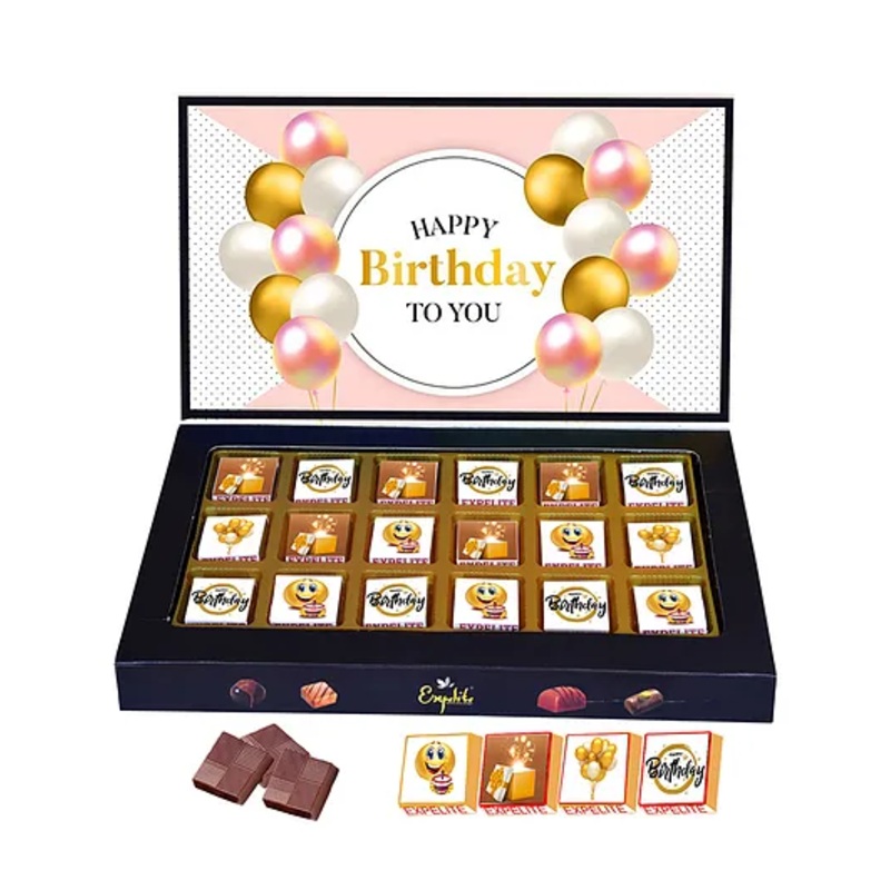 Expelite Birthday Printed Chocolate Box – 500 gm