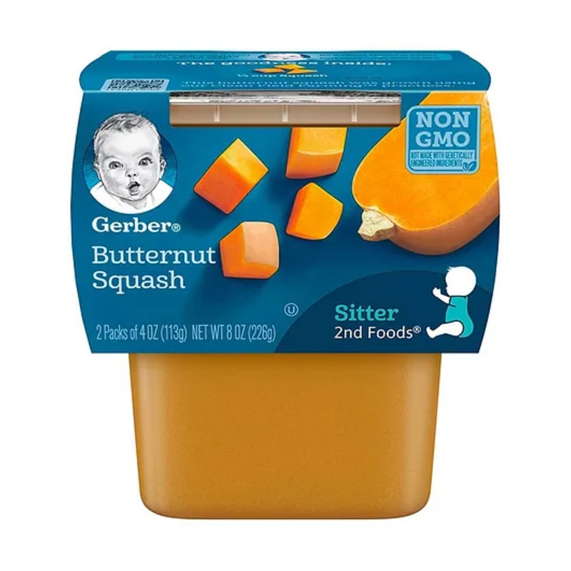 Gerber 2nd Foods for Sitter – Butternut Squash (2x113g)