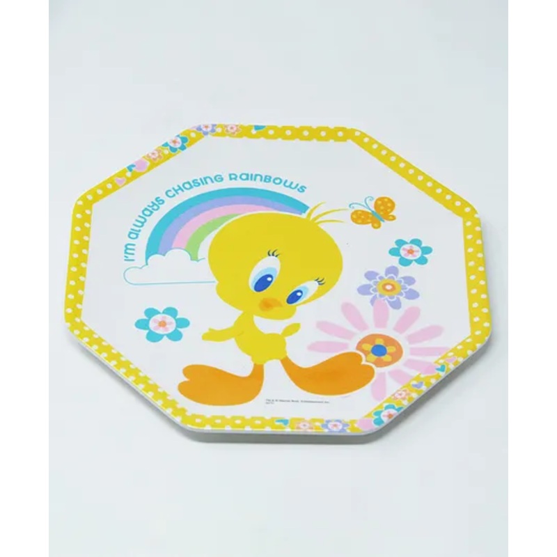 HOOM Melamine Octagonal shaped Plate -Tweety