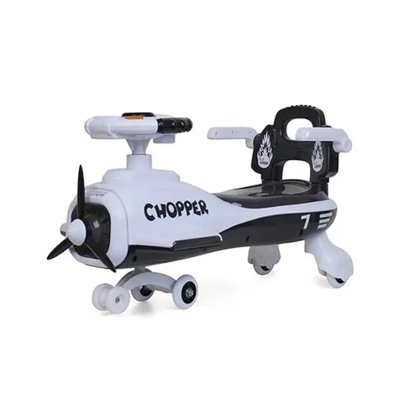 JoyRide Ride-on Chopper CAR Car Non Battery Operated Ride On – White