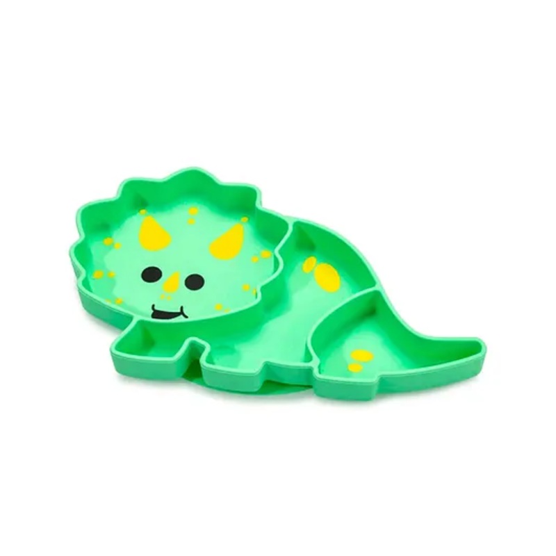 Melii Silicone Divided Plate Mint