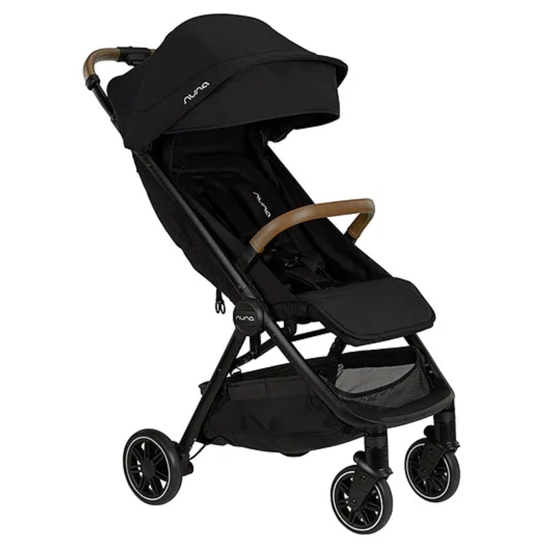 Nuna TRVL Cabin Friendly Stroller-One Touch Fold-Flat Reclining Seat-Black