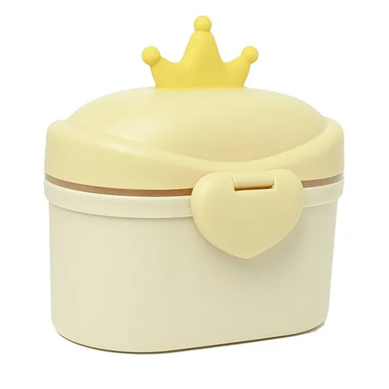 THE LITTLE LOOKERS Baby Milk Storage Container I Baby Milk Powder Dispenser, Kids Milk Powder Storage Container – Yellow