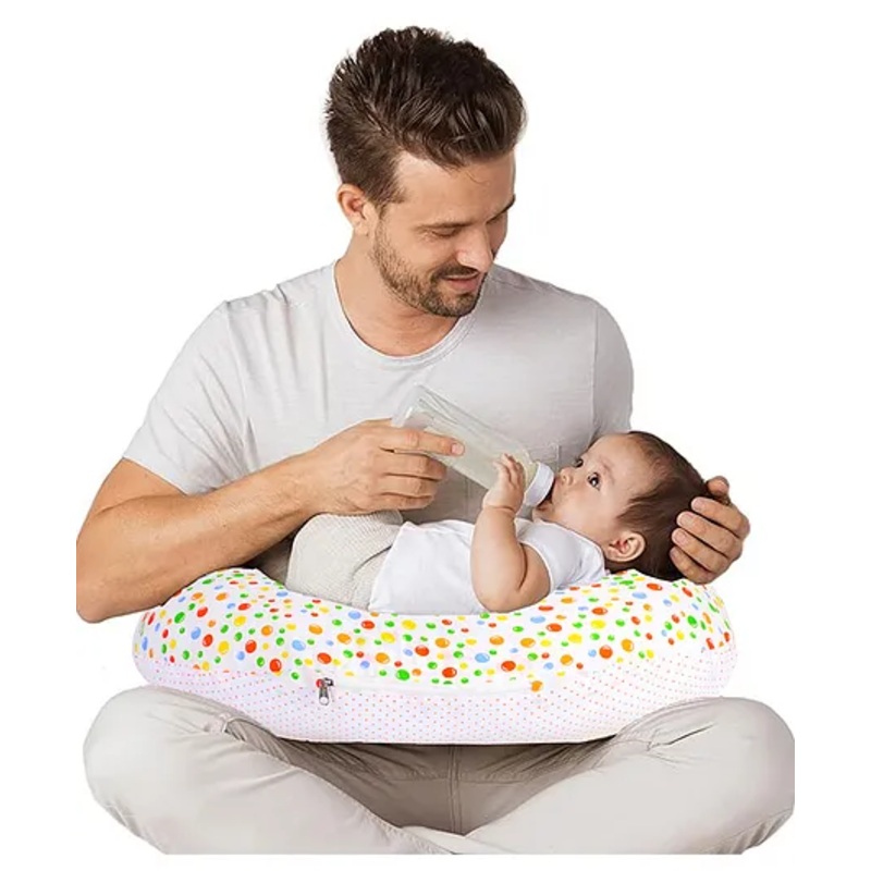VParents Bluebell  Multipurpose Baby Feeding Nursing Cum Maternity Pillow for New Born – Green