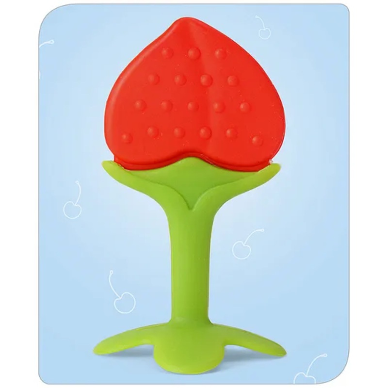 Babyhug Silicone Teether Red (Design May Vary)