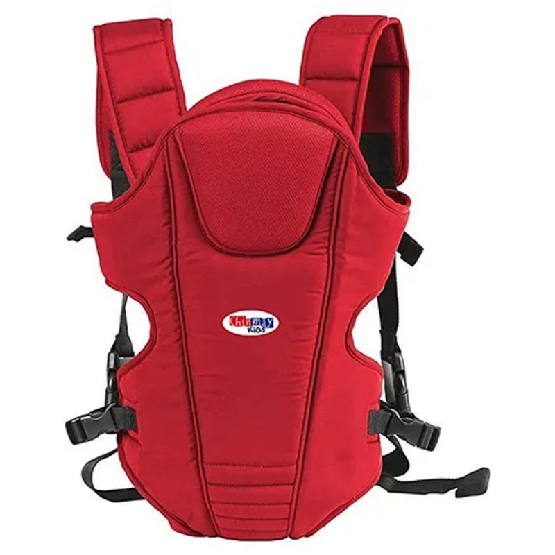 Chinmay Kids 3 in 1 Premium Baby Carrier Bag With Adjustable Strap & Head Support – Red