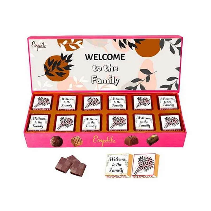 Expelite Welcome To The Family Chocolates Gift – 200 gm