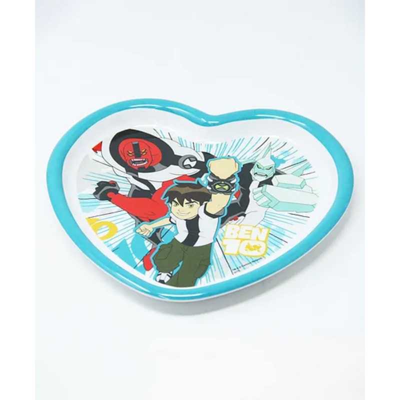HOOM Melamine Heart shaped Plate -BEN10