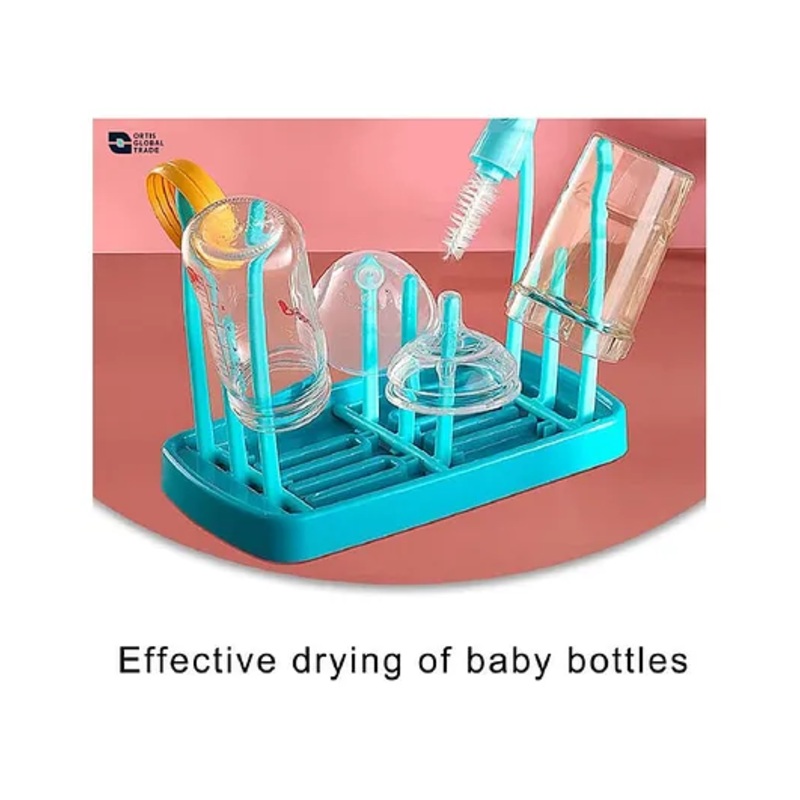 Ortis Bottle Organizer Cum Drying Rack – Blue