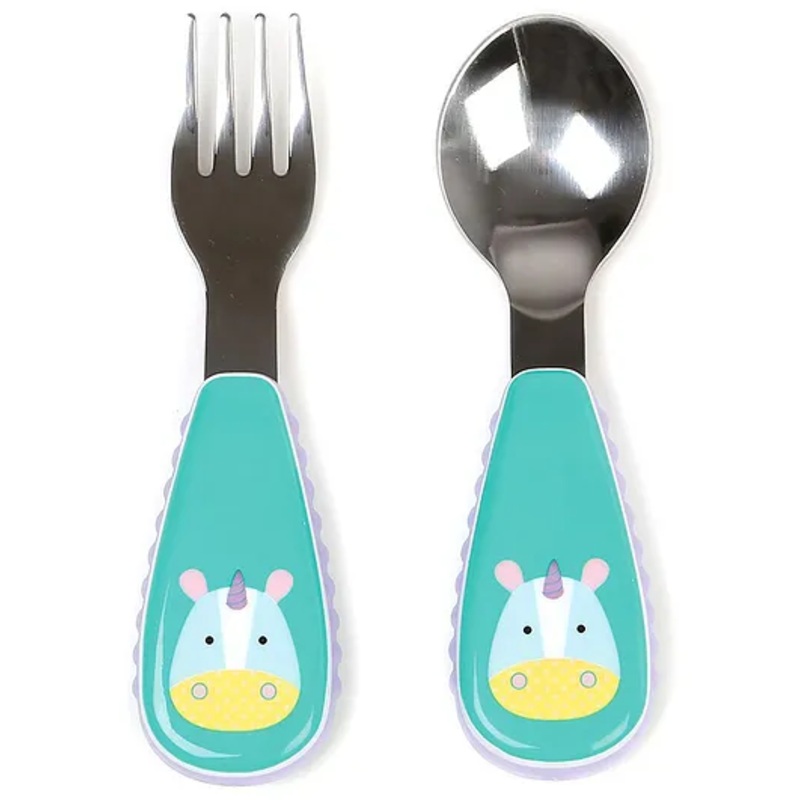 SKIP HOP Zoo Utensils Fork & Spoon Unicorn