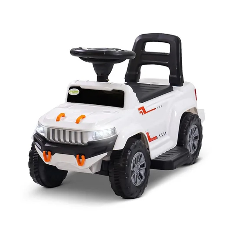 Baybee Speedy Pro Rechargeable Battery Operated Jeep for Kids, Ride on Toy Kids Car with Music, LED Light & Storage, Baby Big Electric Jeep Battery Car for Kids (White)