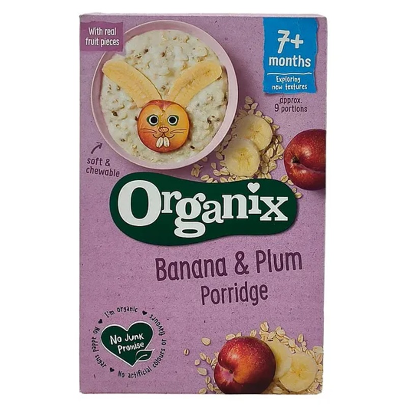 Gerber Organix Banana & Plum Porridge  – 200 g