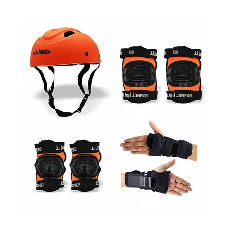 JJ Jonex Skating Protection Set Of 4 Small Size – Orange