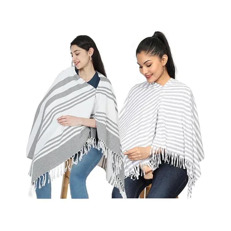 nene Mothers MultiPurpose Large Size Nursing Feeding Scarf-Grey