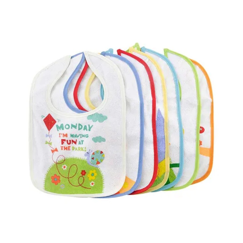 NeonateCare Days Of The Week 7 Bibs – Multicolour