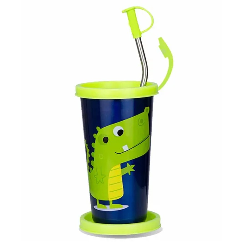 Pdd Falcon Steel Straw Glass Crocky CN6 – 370 ml