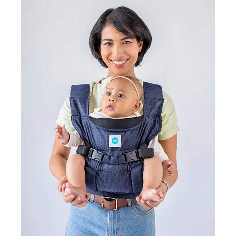 Soulslings Lali Cotton Baby Carrier – Blue