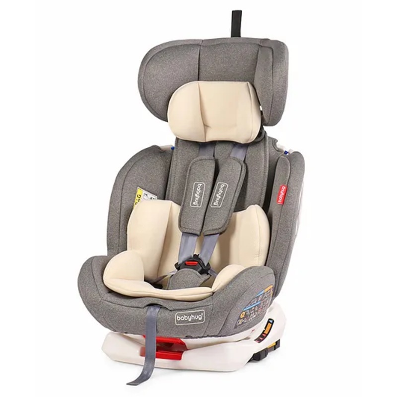 Babyhug Endeavor Isofix Convertible Car Seat – Beige Grey