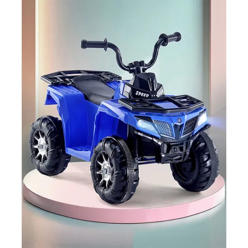 Battery Operated Monster ATV with Light USB Music – Blue