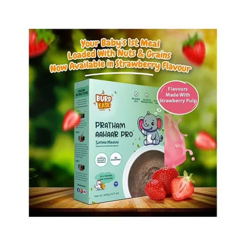 Burpease Pratham Aahaar Pro – Strawberry Flavour