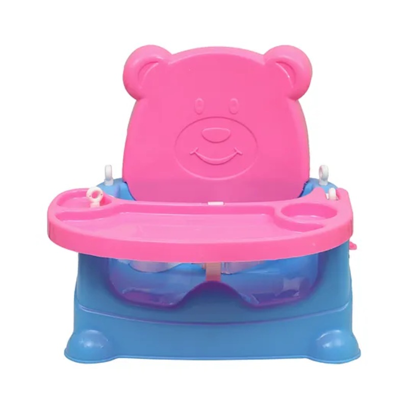 Goyals 6 in 1 Multipurpose Booster Seat Kids Feeding High Chair – Blue & Pink